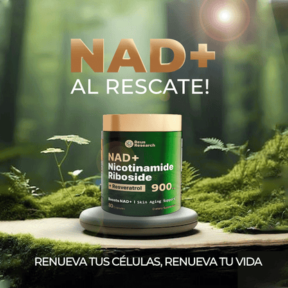 NAD+ Resveratrol x 80 Cápsulas